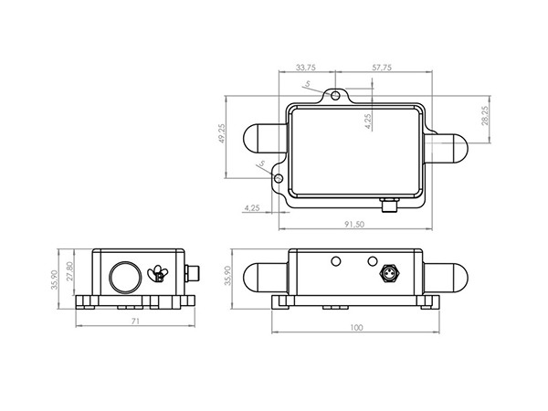 BeanAir BeanDevice® 2.4GHz AX-3D XRange 无线物联网振动传感器尺寸1.jpg